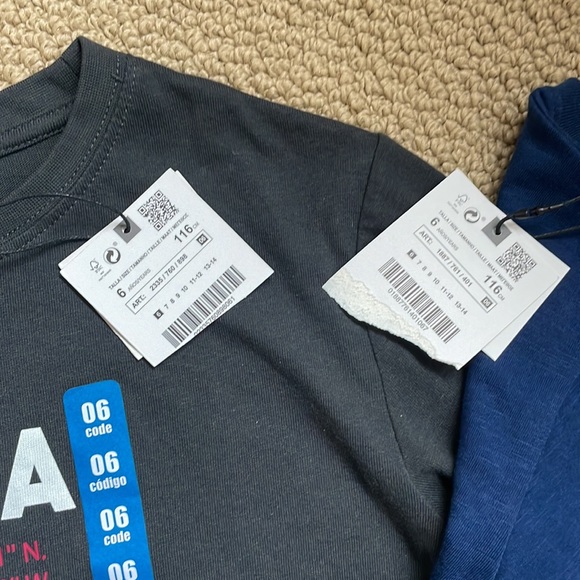 Zara boys long sleeve tops size 6 NWT - Picture 4 of 5